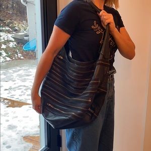 American Retro purse from Intermix. Leather zipper